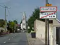 Entrée de Zouafques venant de Tournehem-sur-la-Hem.