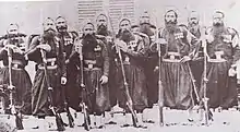 Zouaves de la Garde impériale pendant la campagne d'Italie (1859).
