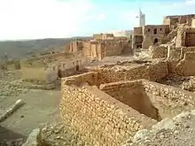 Zrawa - un village berbére abandonné en sud de la Tunisie, dans le gouvernerat Gabes.