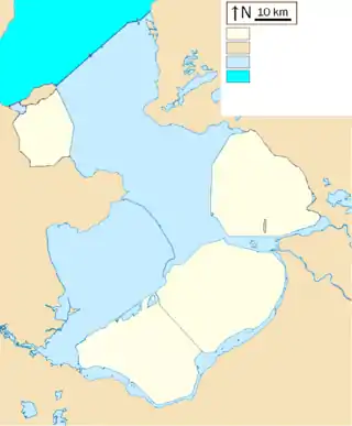 Carte du IJsselmeer