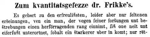 Exemple de l’orthographe allemande de Fricke dans le journal Allgemeine deutsche Lehrerzeitung de 1877.