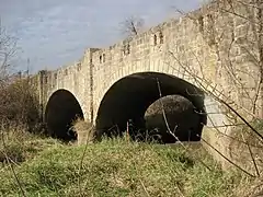 Le pont de Zumbro Parkway.