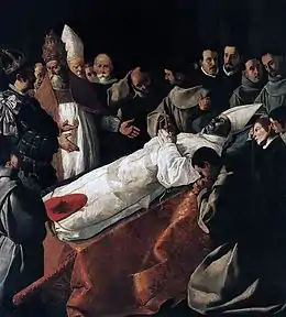 L'Exposition du corps de saint Bonaventure,Francisco de Zurbarán