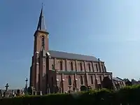 L'église Saint-Vaast.