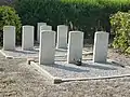 Tombes de guerre de la Commonwealth War Graves Commission.