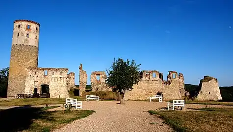 Ruines du château de Zvířetice.