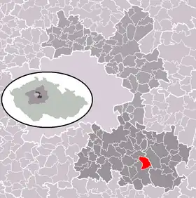 Localisation de Zvánovice
