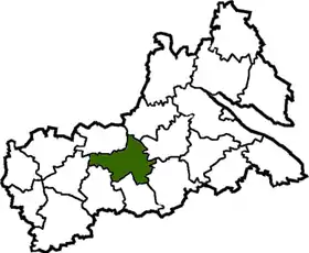 Localisation de Raïon de Zvenyhorodka