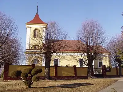 Église Saint-Just à Zvole.