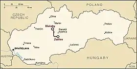 Image illustrative de l’article Ligne 171 (chemin de fer slovaque)