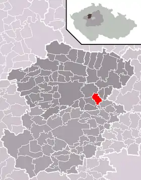 Localisation de Zvoleněves