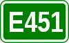 Route européenne 451