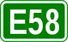 Route européenne 58