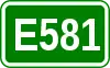 Route européenne 581