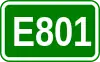 Route européenne 801