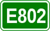 Route européenne 802