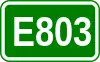 Route européenne 803