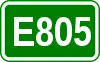 Route européenne 805