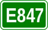 Route européenne 847