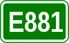 Route européenne 881