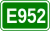 Route européenne 952