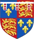 Description de l'image Arms of Richard of York, 3rd Duke of York.svg.