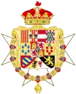 Description de l'image Coat of Arms of Gabriel, Infante of Spain.svg.