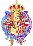 Description de l'image Coat of arms of Princess Alicia of Bourbon-Parma (1964-2017).svg.