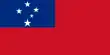 Description de l'image Flag of Samoa.svg.