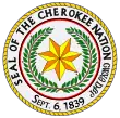 Description de l'image Great seal of the cherokee nation.svg.