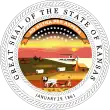 Description de l'image Seal of Kansas.svg.