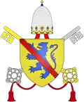 Blason du pape Célestin V