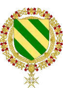 Description de l'image Coat of Arms of Bertrand de Salignac, lord of La Mothe-Fénelon.svg.