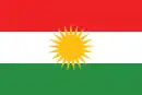 Drapeau de Kurdistan