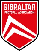 alt=Écusson de l' Équipe de Gibraltar