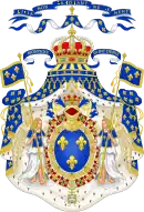 Description de l'image Grand Royal Coat of Arms of France.svg.