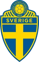 alt=Écusson de l' Équipe de Suède