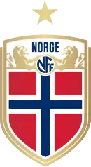 alt=Écusson de l' Équipe de Norvège féminine