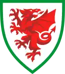 alt=Écusson de l' Équipe du pays de Galles
