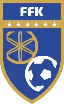 alt=Écusson de l' Équipe du Kosovo