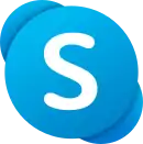 Description de l'image Skype logo (2019–present).svg.