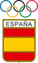 alt=Écusson de l' Équipe d'Espagne olympique