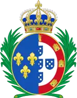 Description de l'image Armoiries Marie des Neiges de Portugal.svg.