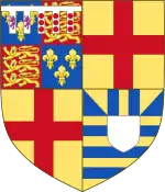 Description de l'image Arms of Edmund, Earl of Rutland.svg.