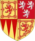 Description de l'image Arms of James Stewart, Duke of Ross.svg.