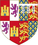 Description de l'image Arms of John of Gaunt, King of Castile.svg.