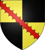 Description de l'image Blason Baudouin de Lens, Seigneur d'Annequin.svg.