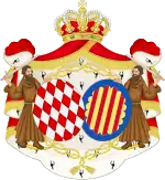 Description de l'image Coat of Arms of Antoinette, Princess of Monaco.svg.