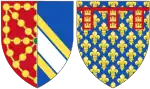 Description de l'image Coat of Arms of Blanche of Artois, Queen Consort of Navarre.svg.