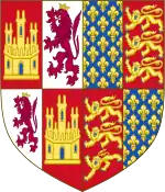 Description de l'image Coat of Arms of Catherine of Lancaster, Queen Consort of Castile.svg.
